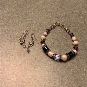 Pair of Earrings and Pair of Bracelets!